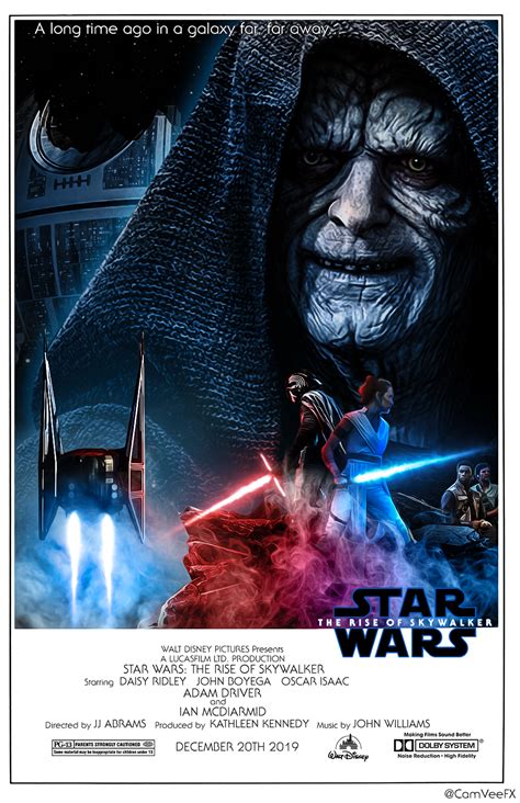 Star Wars The Rise Of Skywalker Retro Poster Posterspy Star Wars