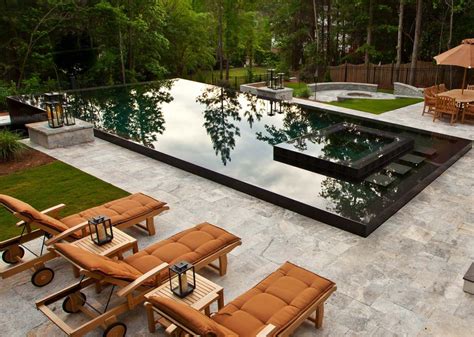 40 Absolutely Spectacular Infinity Edge Pools Modern Pools Backyard