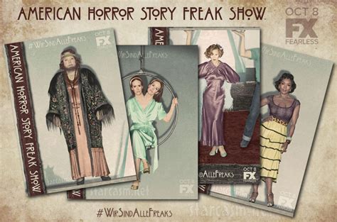Photos American Horror Story Freak Show Character Posters
