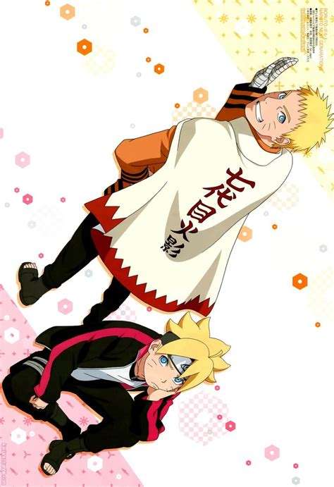 Father Naruto And Son Boruto Naruto Shippuden Anime Naruto