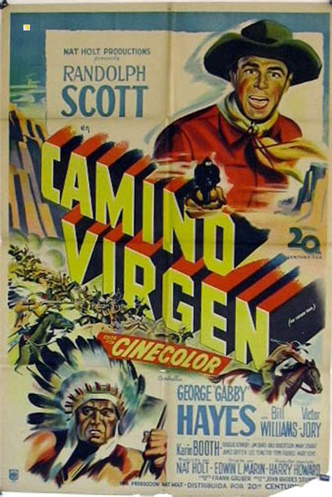 Camino Virgen Movie Poster The Cariboo Trail Movie Poster