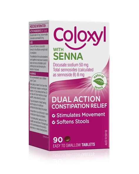Coloxyl With Senna Tablets 90s Unichem Kerikeri Pharmacy Shop