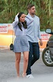 Olivia Munn and NFL boyfriend Aaron Rodgers sport matching powder blue ...
