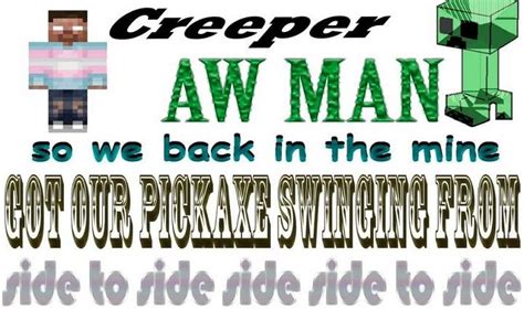 Full Lyrics Of Creeper Aw Man Song