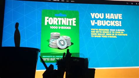 We are a small developer team fighting the abuses of big manufacturers! Redeeming the 1000 vbucks card for fortnite - YouTube