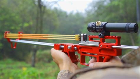 New Hunting Slingshot Rifle Precision Shooting Retractable Folding