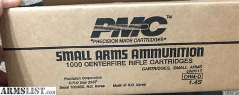 Armslist For Sale 556 Case Pmc 62gr Xtac