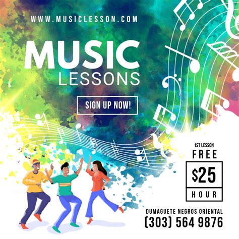 Music lessons pay per click management & paid search advertising specialist. 1.567+ Where To Post Music Flyers For Free - bemockup