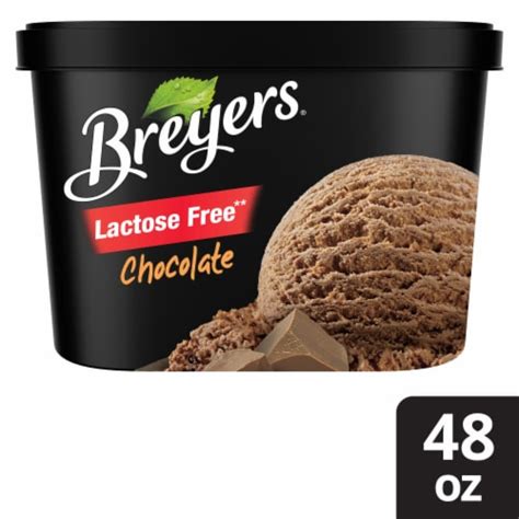 Breyers Gluten Free Chocolate Lactose Free Light Ice Cream 48 Oz Bakers