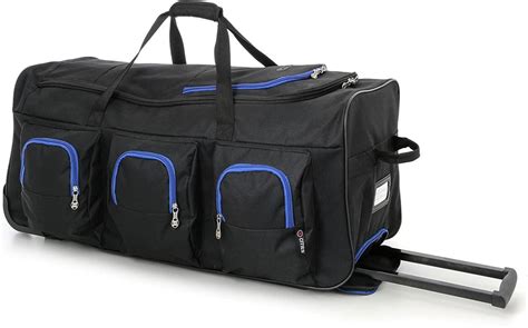 Large Lightweight Wheeled Duffle Holdall Travel Bag Sports Bag 2 Yea