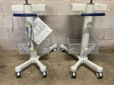 Lot Of 2 Arthrex Rolling Iv Pole Carts For Sale