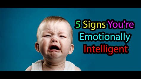 5 Signs Youre Emotionally Intelligent Youtube