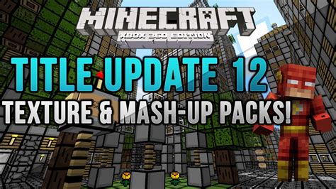 Minecraft Xbox 360 Tu12 Mashup Packs Texture Packs New