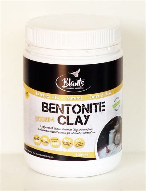 Organic Bentonite Clay 800g Blants New Zealand