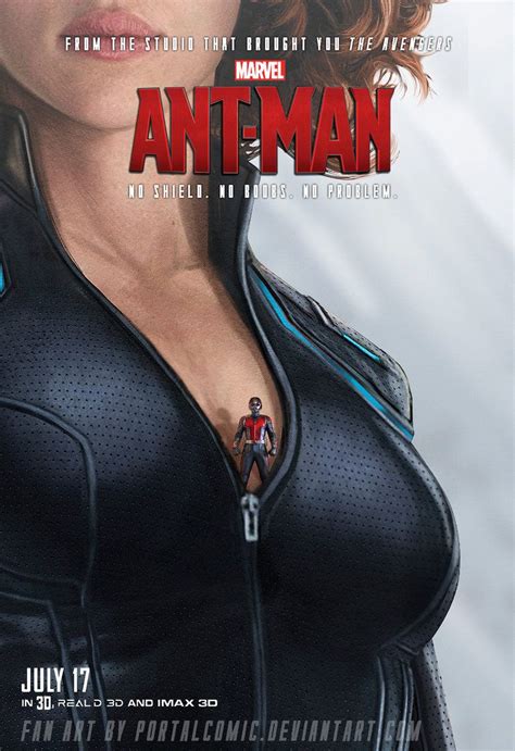 Ant Man Feat Black Widow By Portalcomic On Deviantart Antman Kurttasche Marvelmovies