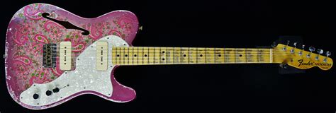 Fender Custom Shop Namm Show Greg Fessler Masterbuilt Paisley Thinline Tele