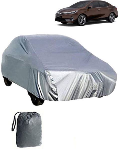 Toyota corroal width with and without mirrors : FABTEC Car Cover For Toyota Corolla (Without Mirror ...