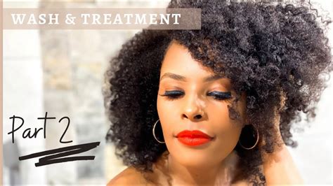 Part 2 How To Wash And Treat 4c Natural Hair South African Youtuber