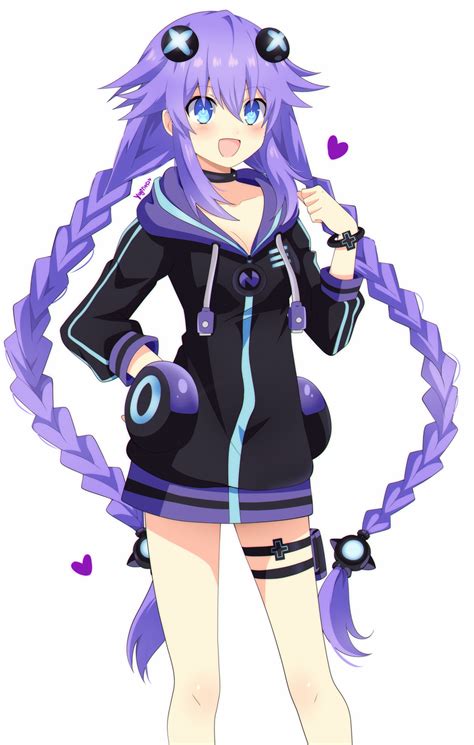 Hyperdimension Neptunia Neptune Manga Anime Girl Purple Heart Anime