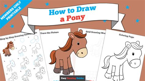 How To Draw A Pony Really Easy Drawing Tutorial