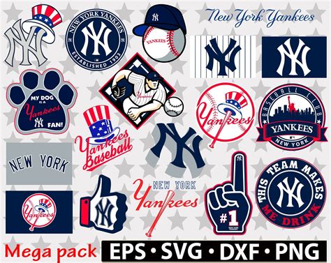 Art And Collectibles New York Yankees Baseball Svg Eps Png Ai Dxf  Or