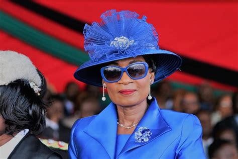 Blue Tiful Malawi First Lady At Swearing In Of President Mutharikas