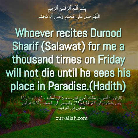Durood Sharif 1000 Times A Day