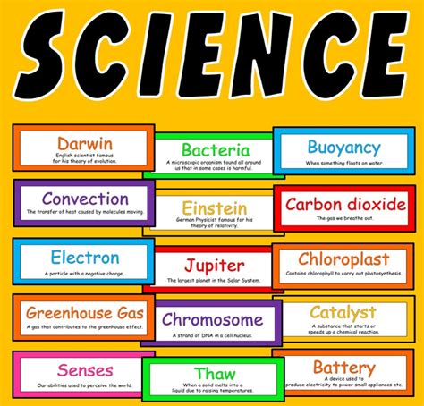 200 Science Flashcards Classroom Display Key Words Key Stage 2 4
