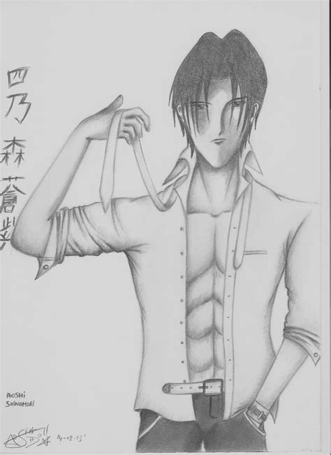 Aoshi Shinomori Suit And Tie Rurouni Kenshin By Arsiekdhol On