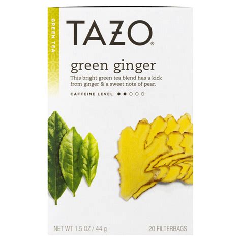 Save On Tazo Green Ginger Green Tea Bags With Ginger And Pear Order