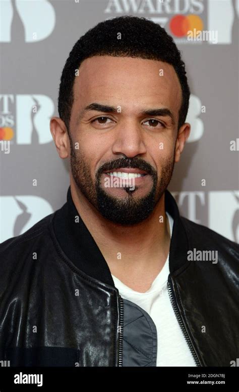 Editorial Use Only No Merchandising Craig David Arriving At The Brit
