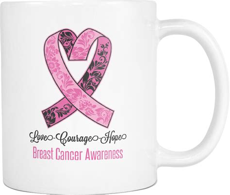 Download Love Courage Hope Breast Cancer Awareness Cool Pink