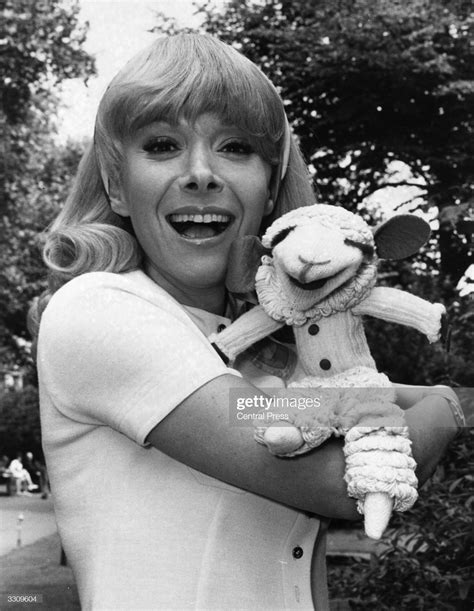 Television Personality Shari Lewis Shows Off Her Famous Puppet Lamb