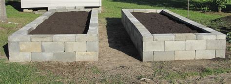 Concrete Block Raised Beds Part I Cinder Block Garden Cinder Block