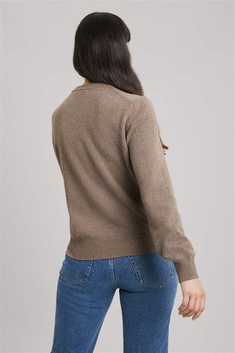 Brown Cashmere Sweater Italian Recycled Cashmere Asket