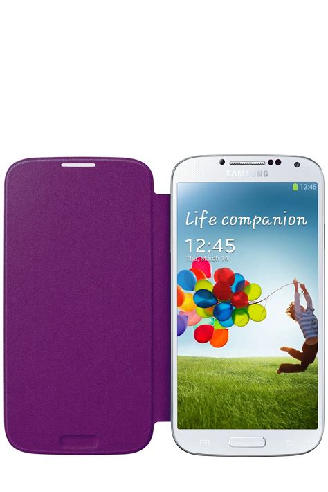 Funda Samsung Galaxy S4 Flip Cover Original Sirius Purple Samsung