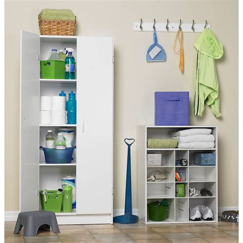 This pantry cabinet is a kitchen organization station that frees up valuable counter and cabinet space. ClosetMaid® White Pantry Cabinet, White - Walmart.com ...