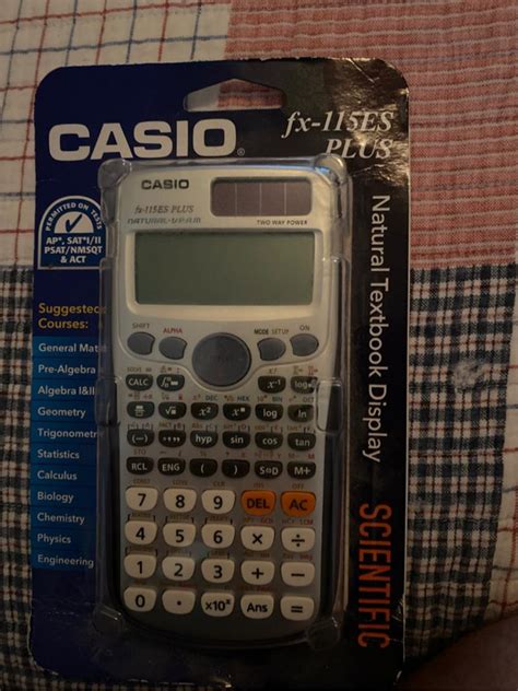 Then keep pressing shift until you arrive at a screen where it. Casio fx-115ES PLUS Scientific Calculator for sale in ...