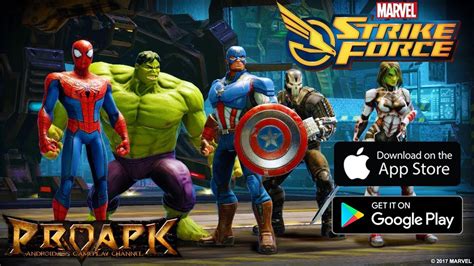 Marvel Strike Force Gameplay Android Ios Youtube