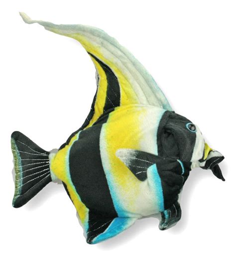 Moorish Idol Fish Aquatic Soft Plush Toy 1333cm Stuffed Animal New Ebay