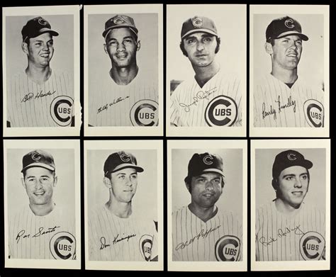 Lot Detail 1971 72 Chicago Cubs Photo Collection Lot Of 18