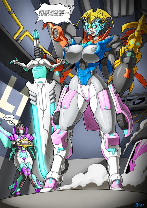 Rule 34 6girls Alien Alien Girl Angry Angry Face Arcee Beast Wars Big