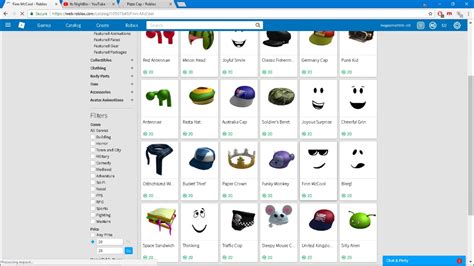 How Much Things Can You Buy With Only 50 Robux Youtube