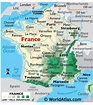 France Large Color Map