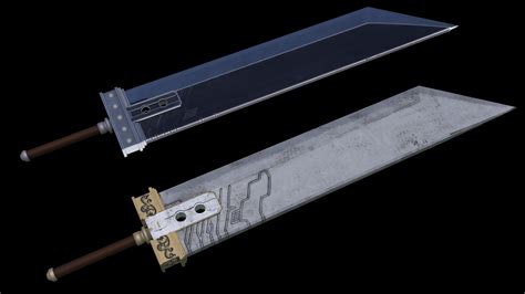 Modeled The Buster Sword And The More Detailed Design Rfinalfantasy