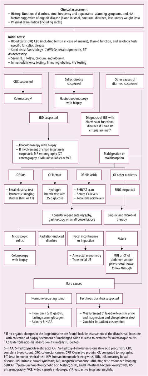 Figure 0316625 Algorithm For The Diagnosis Of Chronic Diarrhea