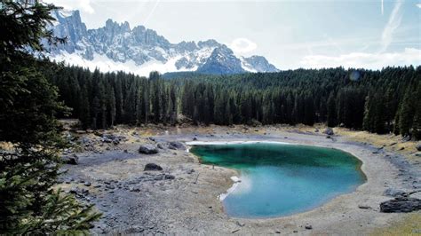 Lake Carezza Dolomites Italy