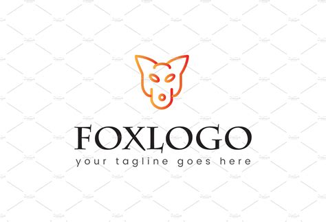 Fox Logo Template Branding And Logo Templates Creative Market