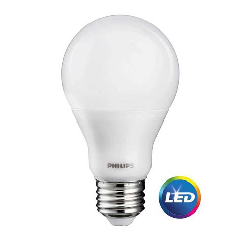 Philips 60 Watt Equivalent Cri90 A19 Dimmable Led Light Bulb Soft White