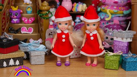 Christmas Presents 🎁 Elsa And Anna Help Santa With Christmas Ts 🎅